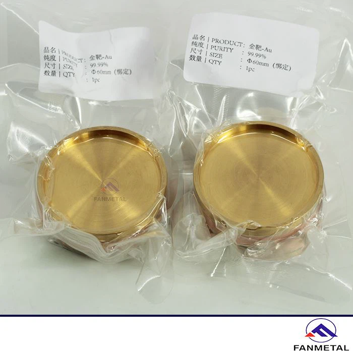 China Gold Sputtering Targets